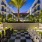 outdoor chess game in a courtyard